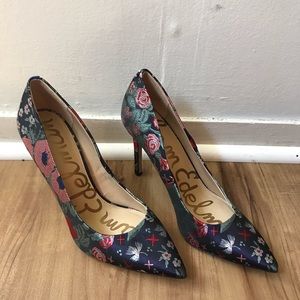 Sam Edelman Hazel Embroidery Pumps